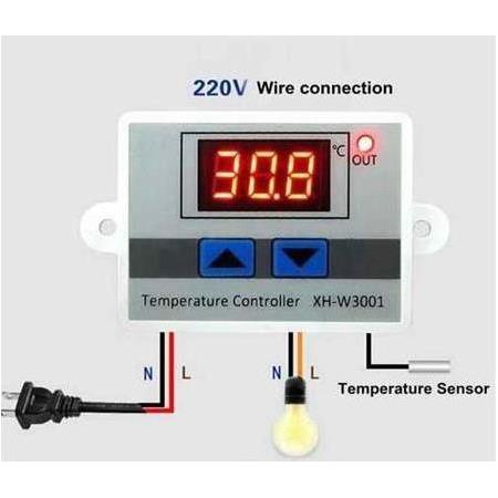 XH-W3001 220V AC Dijital Termostat